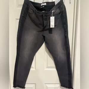 Lane Bryant  Charcoal Cropped Jeans